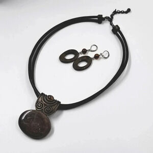 Fashion Accessories | Necklace Set | Brown | 2 pieces